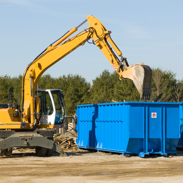 how many times can i have a residential dumpster rental emptied in Bangor NY